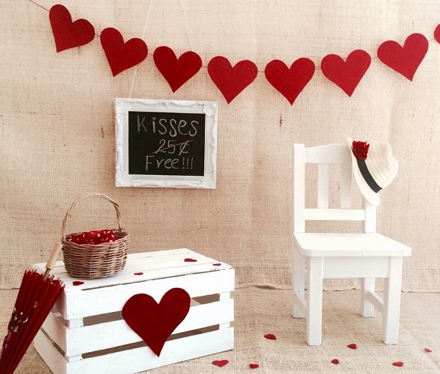 Design a Valentine's decor with the simplest things